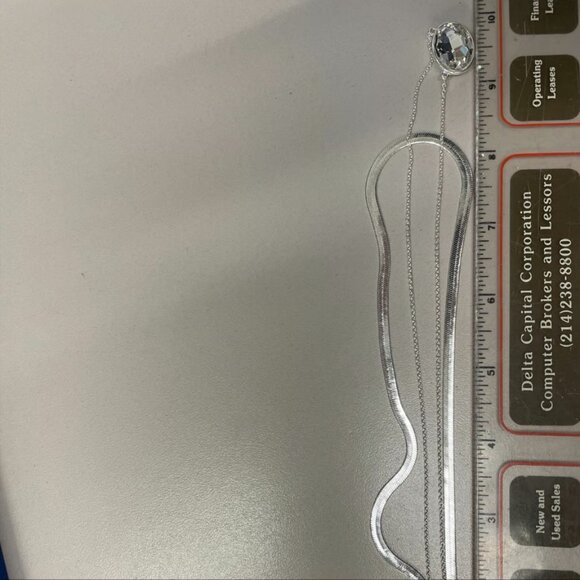 Nine West Women's silver tone necklace - Picture 2 of 3